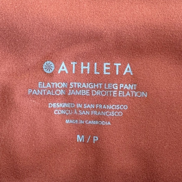 ATHLETA burnt orange size medium legging - Picture 2 of 4